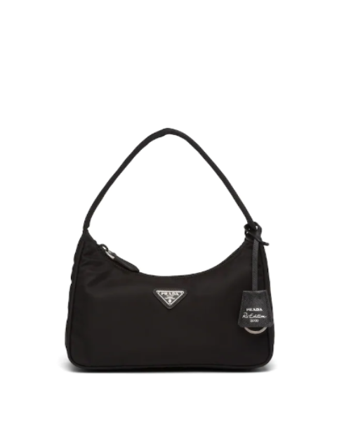 Prada Re-Edition 2000 Nylon Mini Bag Black | Luxury Crossbody Purse for Women | Perfect for Night Out, Date Night & Everyday Use