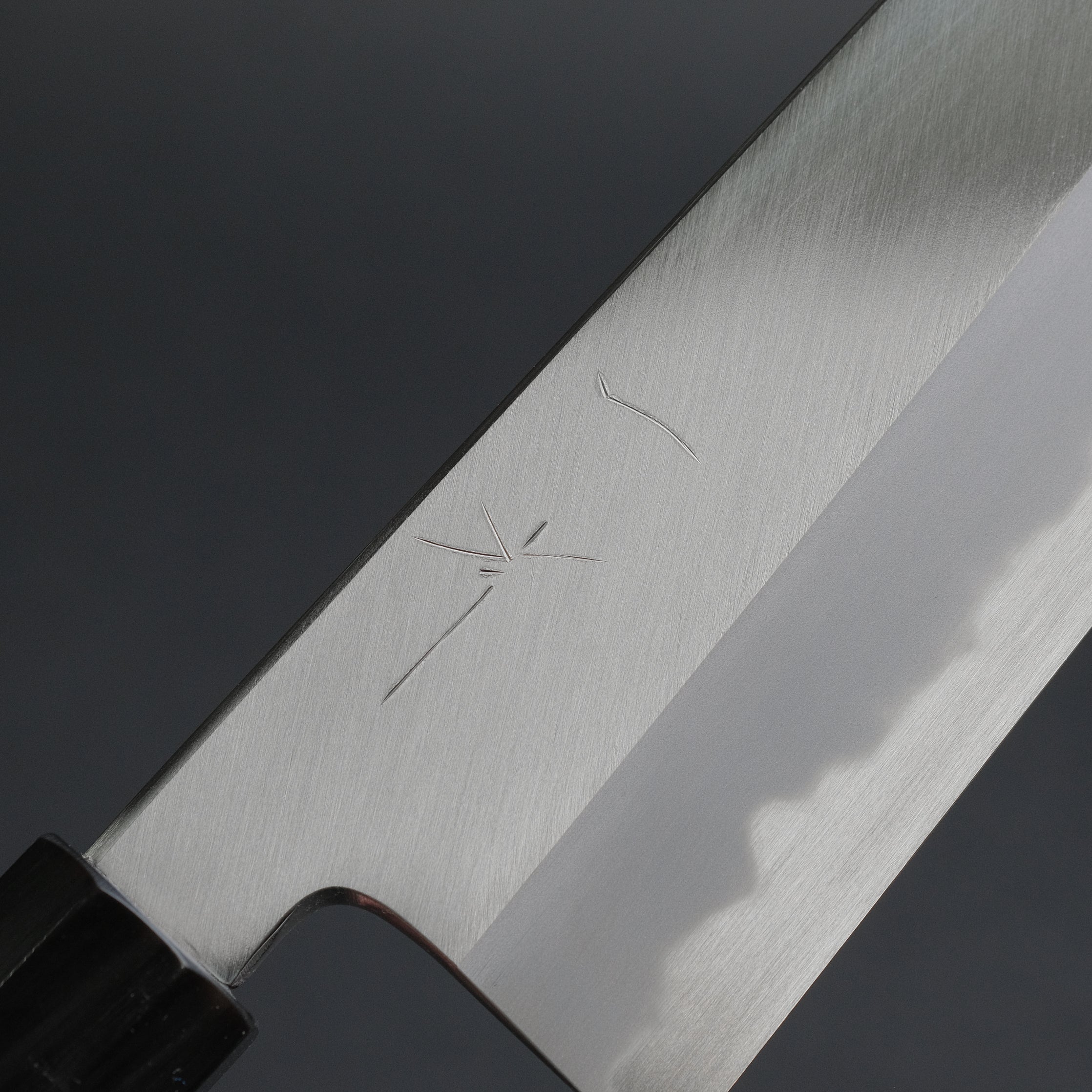 Premium Hitohira Tanaka Kyuzo Blue #1 Migaki Bunka Knife - Japanese High-Carbon Steel Blade with Ziricote Wood Handle - Perfect for Sushi, Vegetables & Precision Cutting