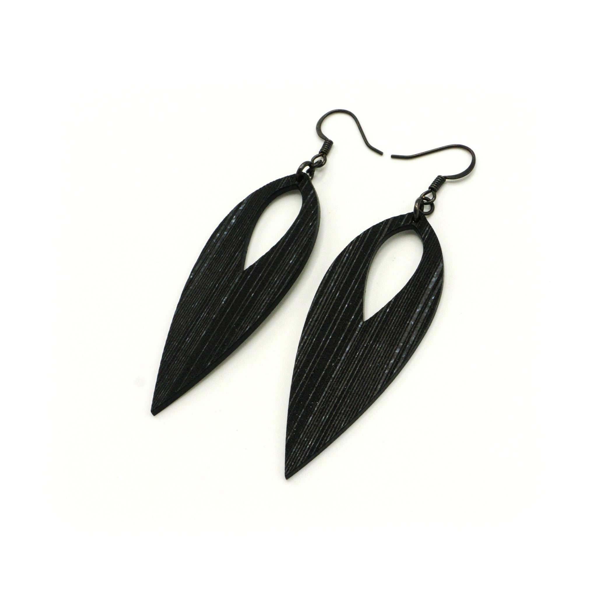 Nativas 13R Acrylic Earrings - Black Galaxy & Black | Stylish & Lightweight for Women | Perfect for Parties, Weddings & Everyday Wear