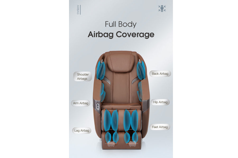 Lifesmart 2D Zero Gravity Full Body Massage Chair with Heat Therapy - Recliner for Home, Office & Relaxation - Perfect for Stress Relief & Muscle Recovery After Workout