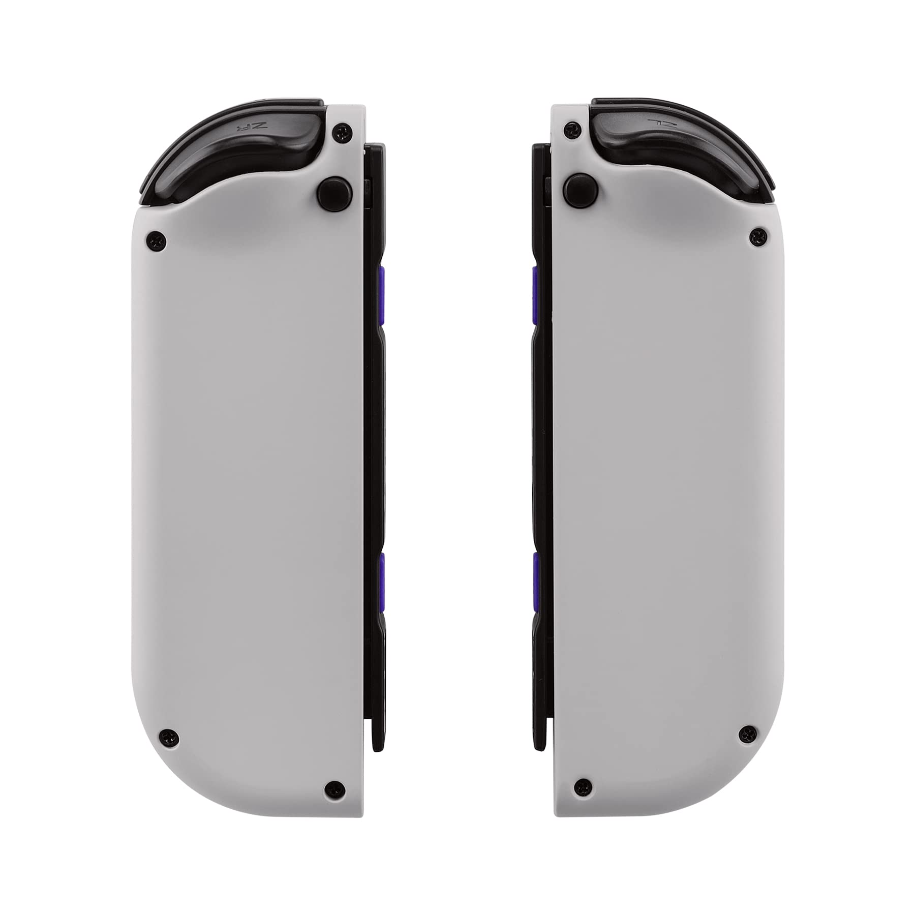 eXtremeRate DIY Replacement Shell Case & D-pad Button Cover for Nintendo Switch/Switch OLED Joy-Con (SNES Style, Joy-Con Not Included) - Customize Your Gaming Experience for Comfort & Nostalgia