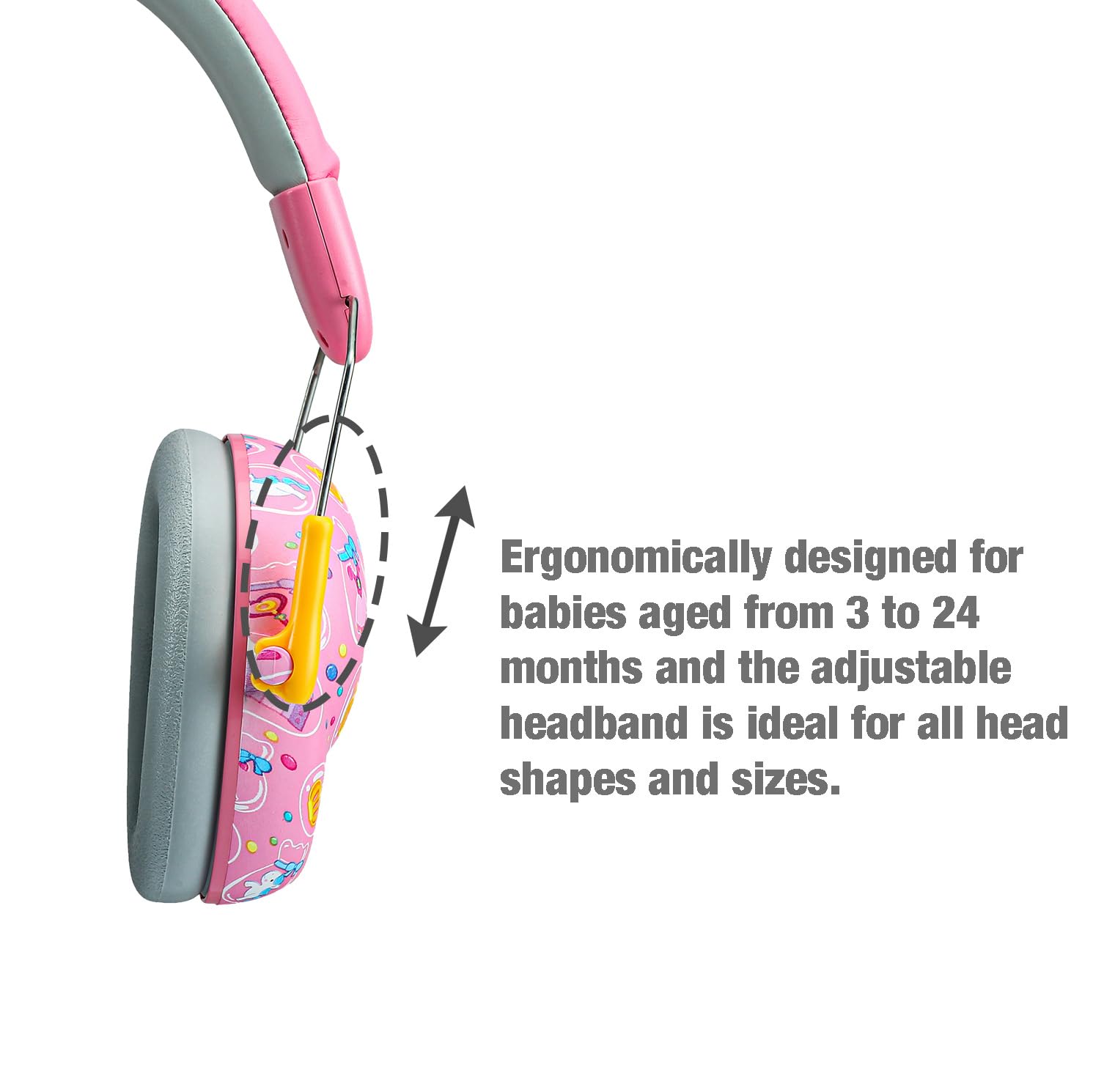 PandaEar Kids Noise Cancelling Headphones with 28dB NRR Hearing Protection - Comfortable Earmuffs for Autism, Children & Toddlers - Perfect for Air Travel, School, Concerts & Sensory Sensitivity