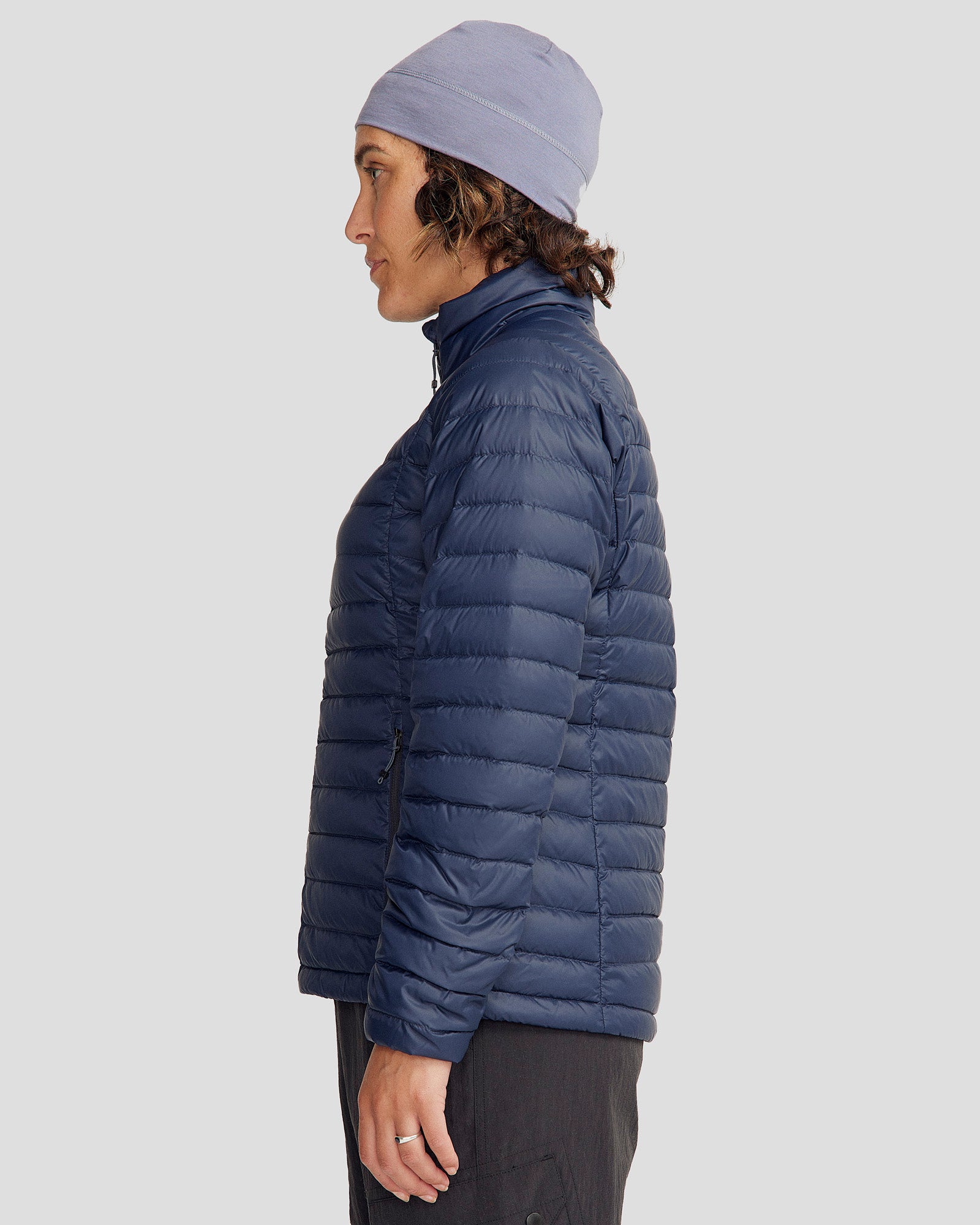 Women's Heli Down Jacket 4.0 - Lightweight Warm Winter Coat, Waterproof & Windproof, Pure Navy Blue - Perfect for Skiing, Hiking & Cold Weather Outdoor Activities