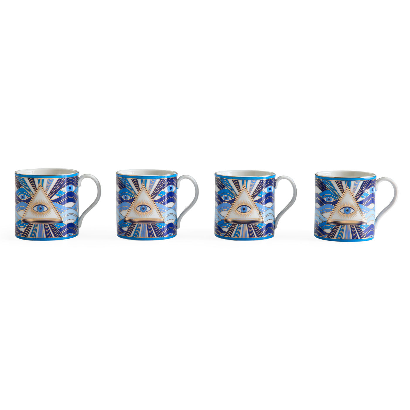 Premium Glass Apothecary Mug Set - 4 Piece Vintage Style Pharmacy Drinking Glasses for Coffee, Tea & Cocktails - Perfect for Home Bar, Cafe & Gift Giving