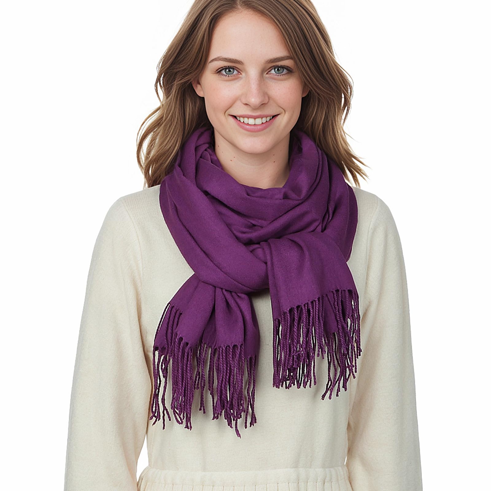 Luxury Pashmina Shawl Wraps for Women - Extra Large Soft Winter Scarf, Elegant Evening Shawl for Dresses & Wedding Accessories - Perfect for Formal Events, Parties & Cold Weather