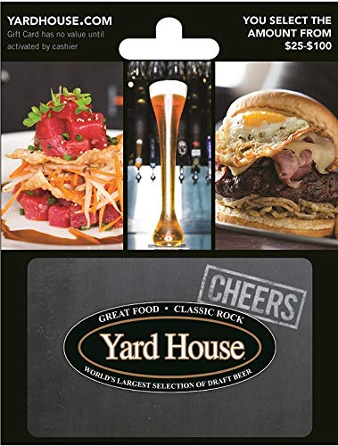 Yard House Gift Card - Perfect for Dining, Celebrations & Gifts | Buy Online & Redeem at All Locations