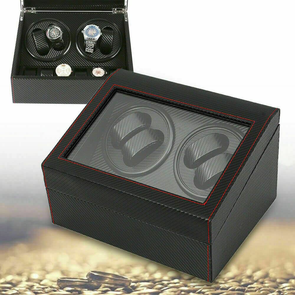 YIYIBYUS 4+6 Watch Winder Box - Automatic Rotation for Watch Collection - US Stock