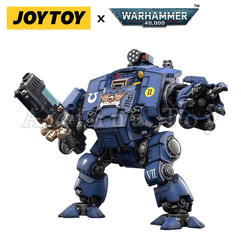 JOYTOY 1/18 Warhammer 40K Ultramarines Redemptor Dreadnought Action Figure - Brother Tyleas Reissue | Collectible Model for Warhammer Fans & Tabletop Gaming Enthusiasts