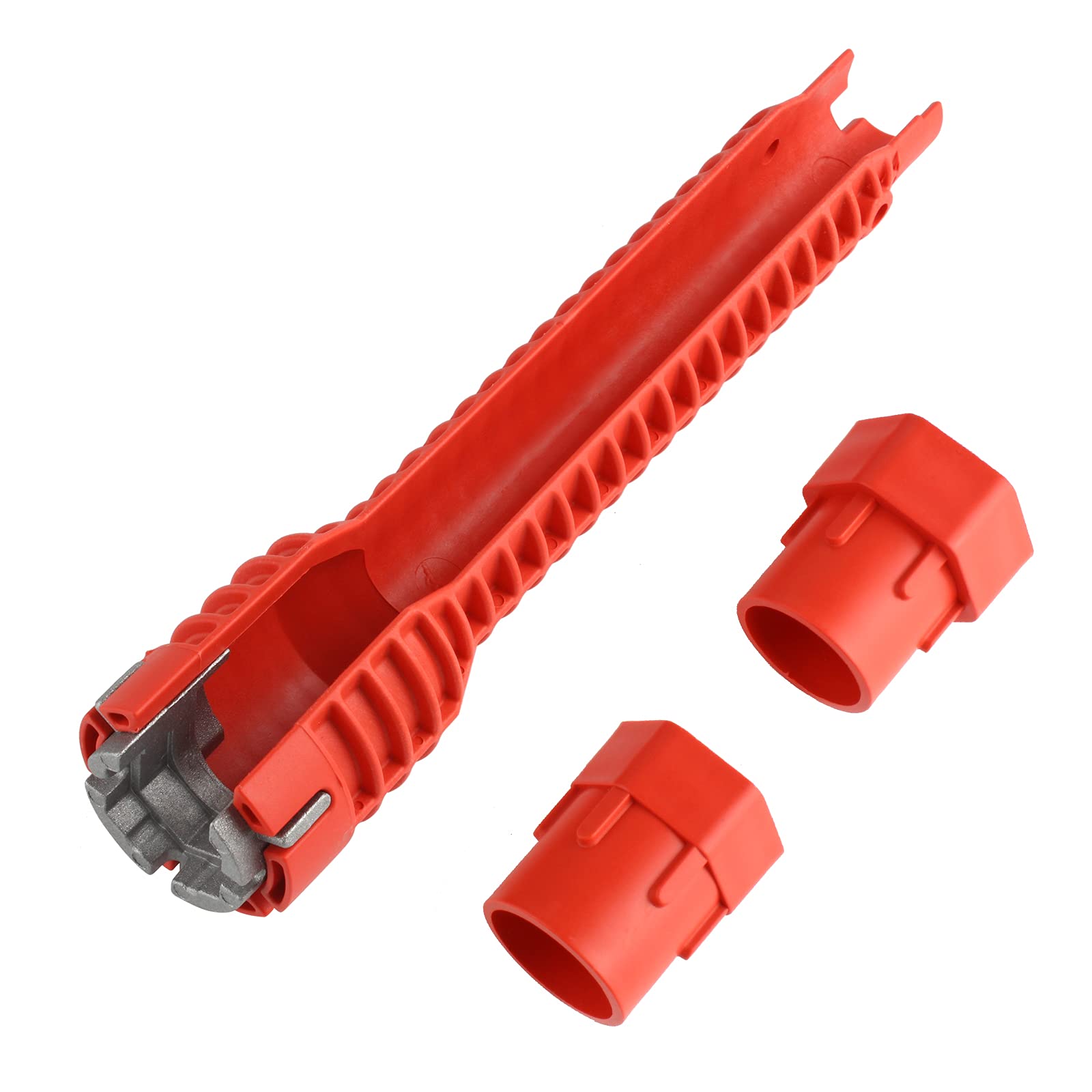 Larcele 8-in-1 Multi-Function Faucet and Sink Installer Tool Kit - Adjustable Pipe Wrench for Bathroom & Kitchen Plumbing Repairs (DYBS-01) - Perfect for DIY Home Maintenance, Leak Fixes & Pipe Installations