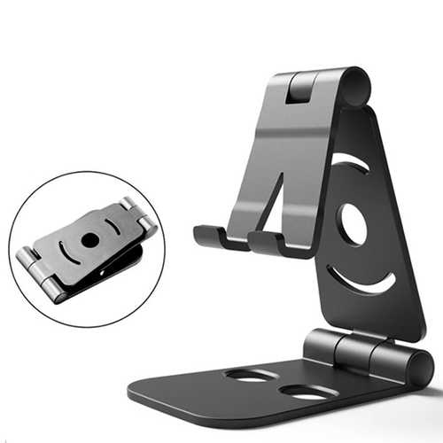 Bakeey™ WQ 02 Universal Adjustable Foldable ABS Desktop Stand - Phone & Tablet Holder for Home, Office & Travel - Perfect for Watching Videos, Video Calls & Hands-Free Reading