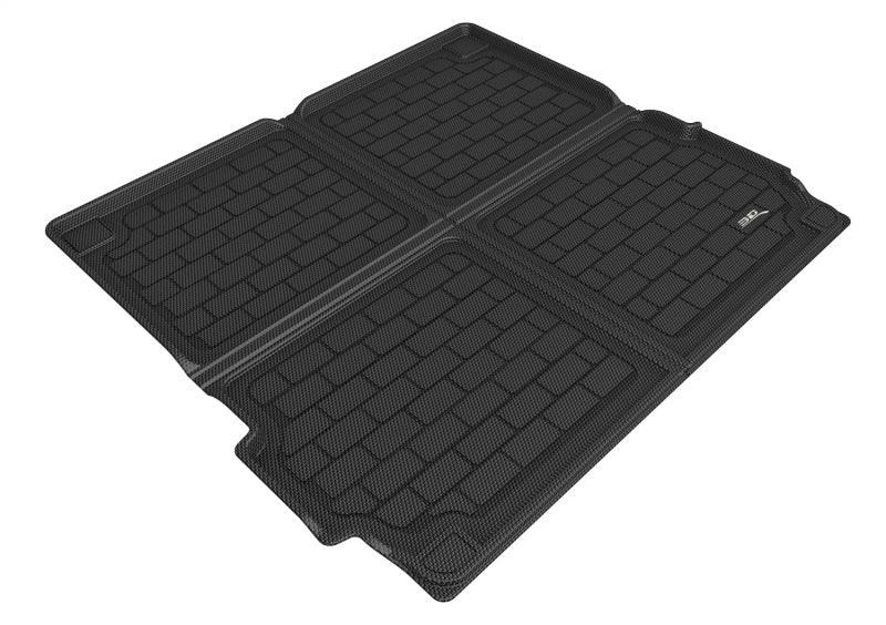 3D MAXpider Kagu Cross Fold Cargo Liner for 2019-2021 BMW X5 (G05) - 2nd Row Behind with Cargo Net - Black | Waterproof & Custom Fit Trunk Mat for SUV, Travel & Pet Protection