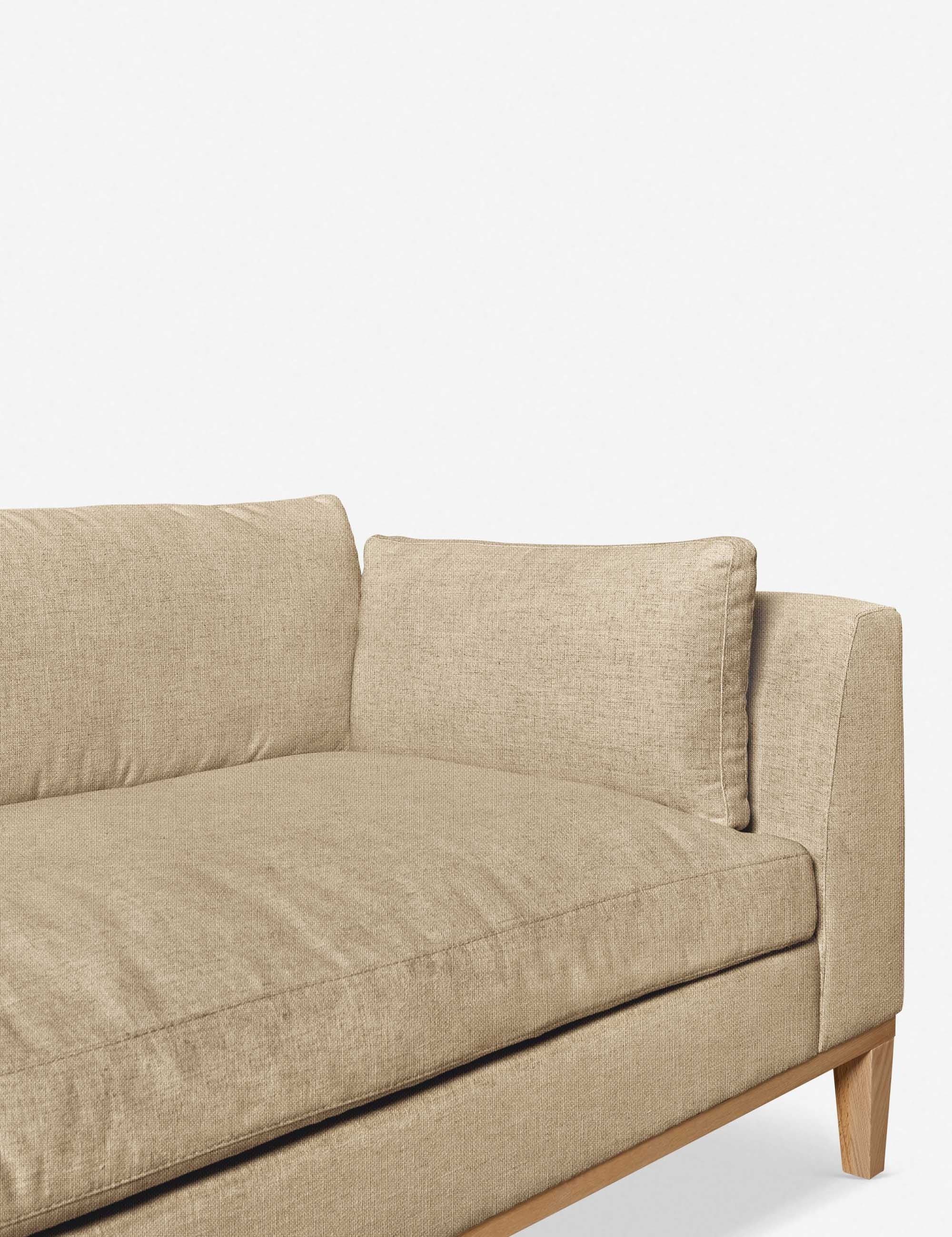 Charleston Sectional Sofa - Modern L-Shaped Couch with Reversible Chaise, Soft Fabric Upholstery for Living Room, Family Room & Home Theater Comfort