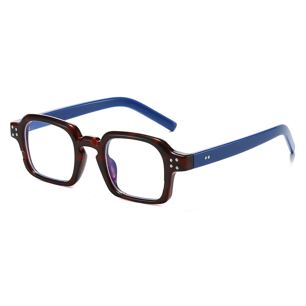 CCspace Women's Full Rim Square Polycarbonate Reading Glasses R57197 - Lightweight Blue Light Blocking Readers for Computer Work, Reading & Office Use