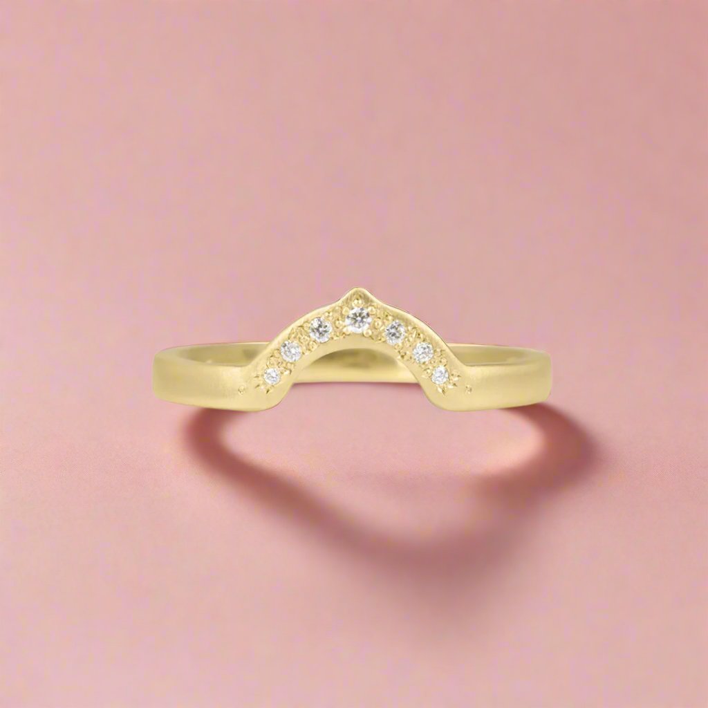 Elegant Nested Rounded Stacking Rings Set - Dainty Gold & Silver Minimalist Rings for Women - Perfect for Layering, Stacking, and Everyday Wear