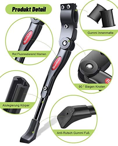 Beedove Adjustable Aluminum Alloy Bike Kickstand for 24