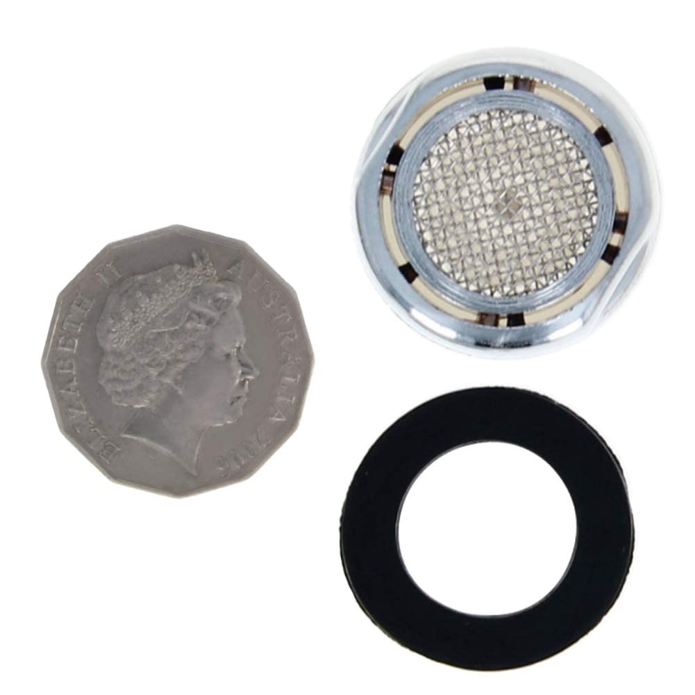 7PCS 20mm Faucet Aerators - Water Flow Restrictor Plastic Replacement Parts for Sink, Bathroom & Kitchen - Save Water & Improve Water Pressure for Hand Washing, Dish Cleaning & Showering