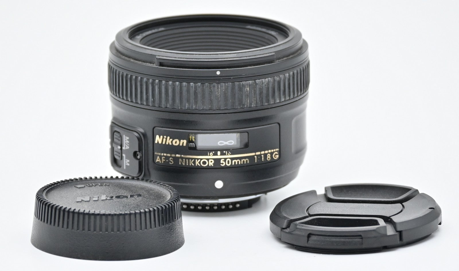 Used Nikon AF-S Nikkor 50mm f/1.8 G Lens - Fast Prime Portrait Lens for DSLR Cameras - Perfect for Low Light Photography, Street & Travel Shots