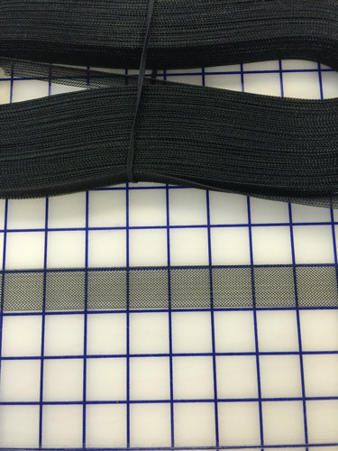 1 Inch Wide Heavy Black Horsehair Braid - Premium Quality for Upholstery, Costumes & Crafting Projects