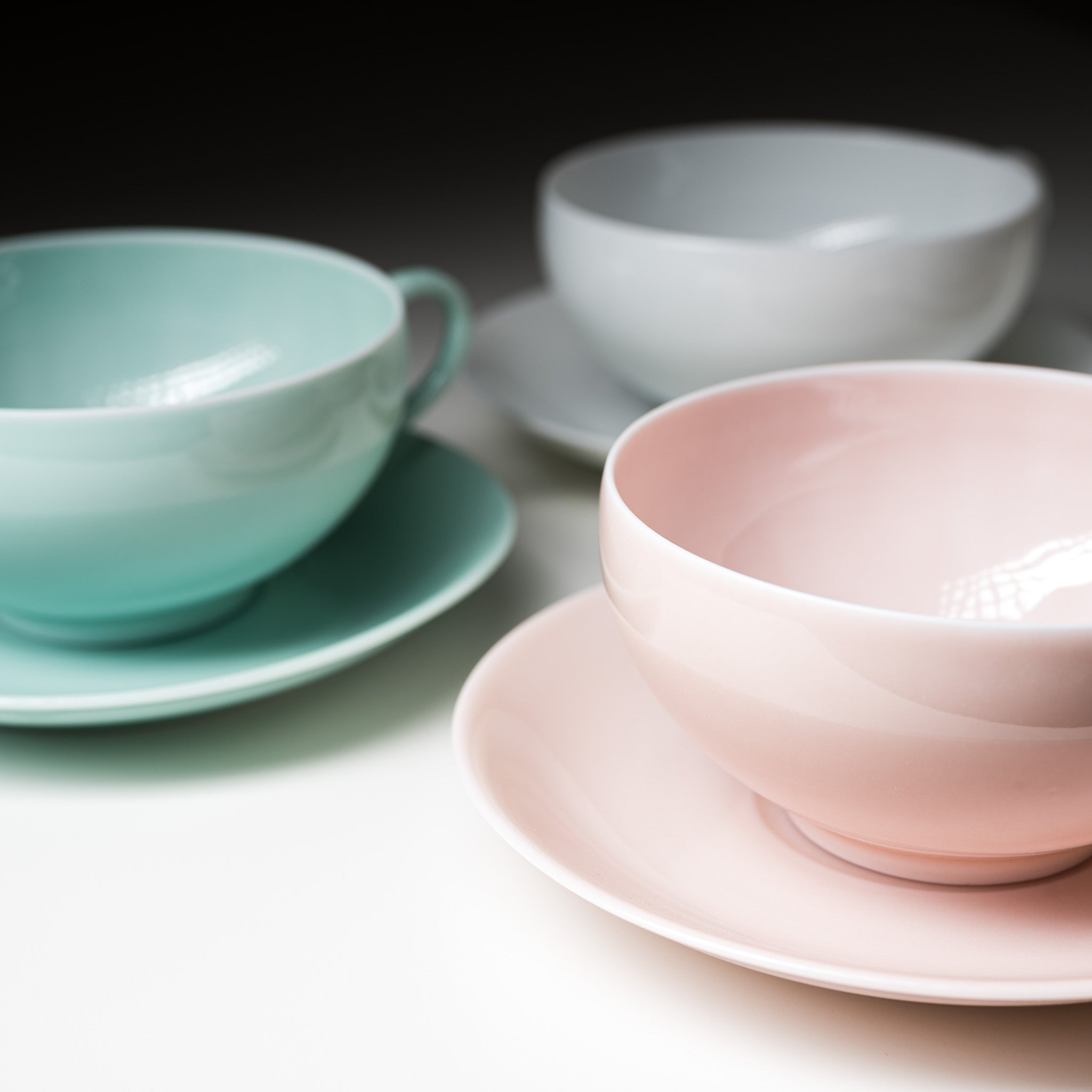 Handmade Japanese Ceramic Cup and Saucer Set - Tiffany Blue by Nishikawa Teisaburo | Elegant Tea Time & Coffee Break Accessories for Home, Cafe, and Gift Giving