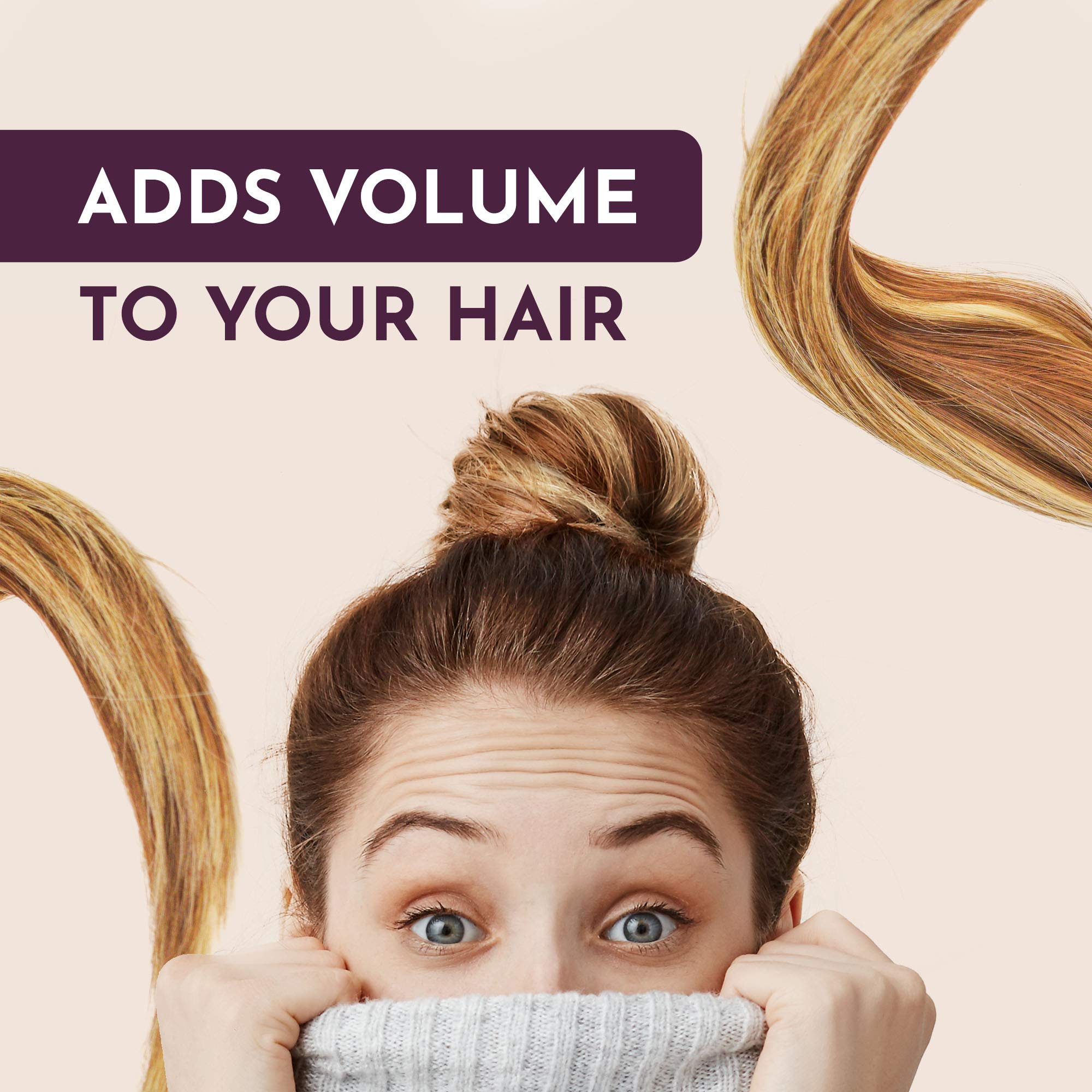 Perfect Hair Bun Maker for Short & Thin Hair - Real Human Hair Extension, Dark Brown | Easy Fake Hair Buns & Donut Mesh | Great for Weddings, Cosplay & Daily Styling