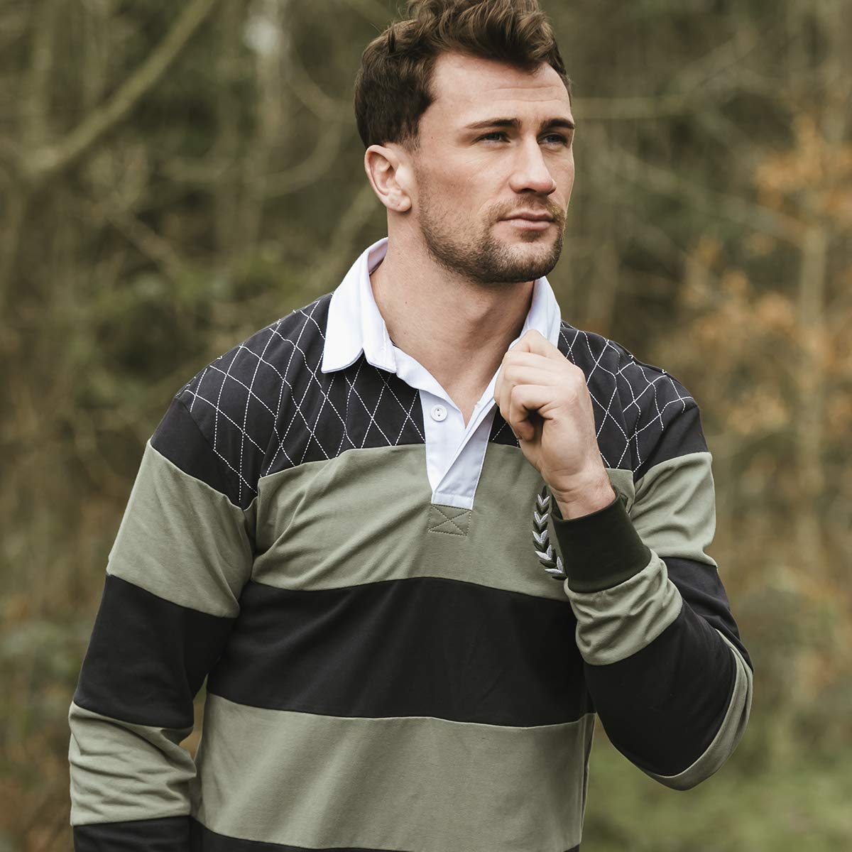 Premium Croker Green & Black Rugby Jersey - Breathable & Durable for Men & Women - Perfect for Rugby Matches, Training & Fan Support
