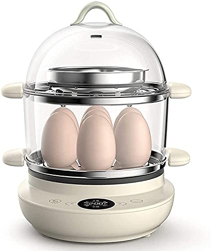 Phononey 14-Capacity Electric Egg Cooker - Multi-Function Rapid Egg Boiler & Steamer with Timer, 360W Stainless Steel (Beige) - Perfect for Breakfast Meal Prep, Keto Diet & Healthy Cooking