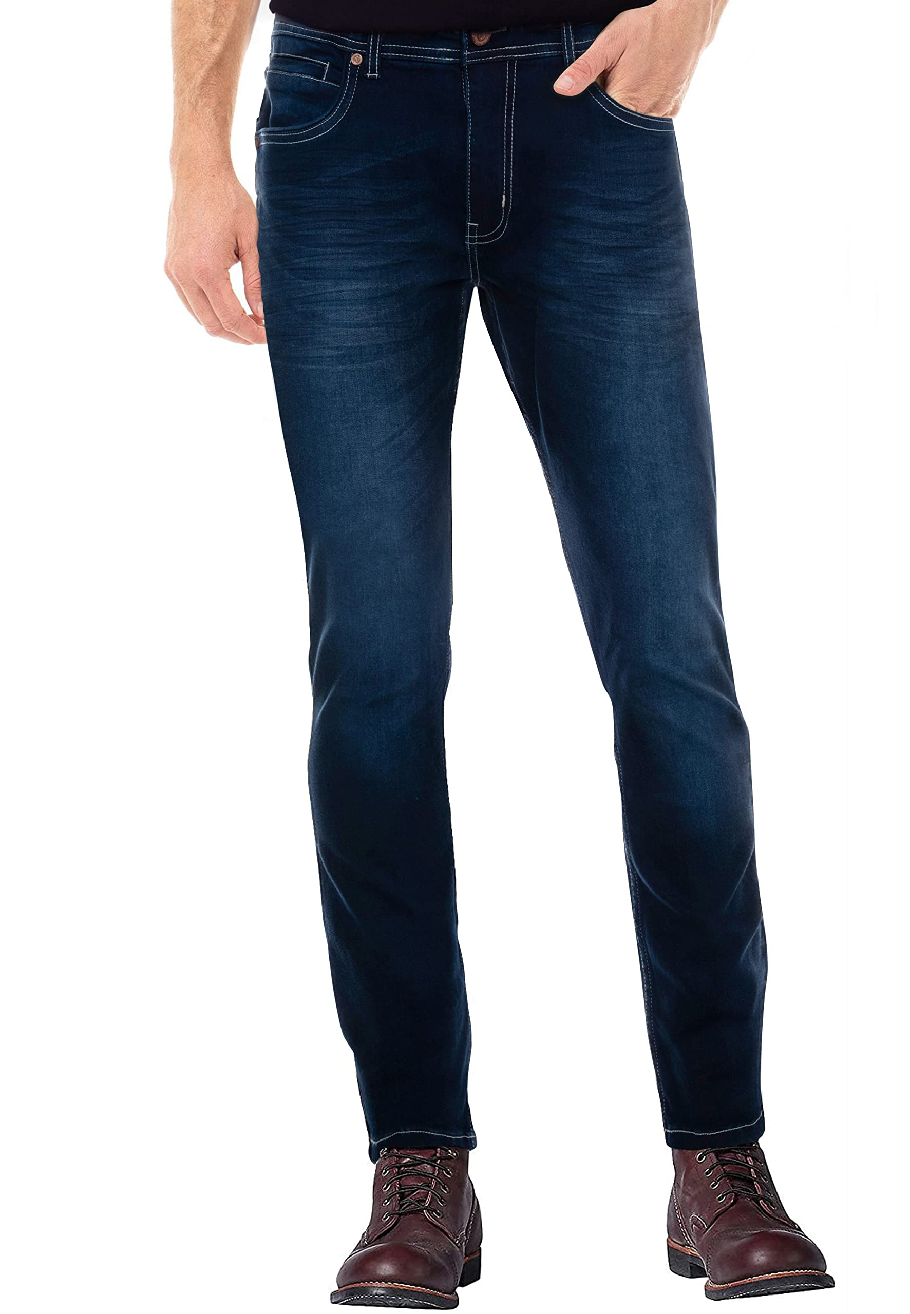 Slim Fit Stretch Jeans for Men - Comfort & Style for Daily Wear