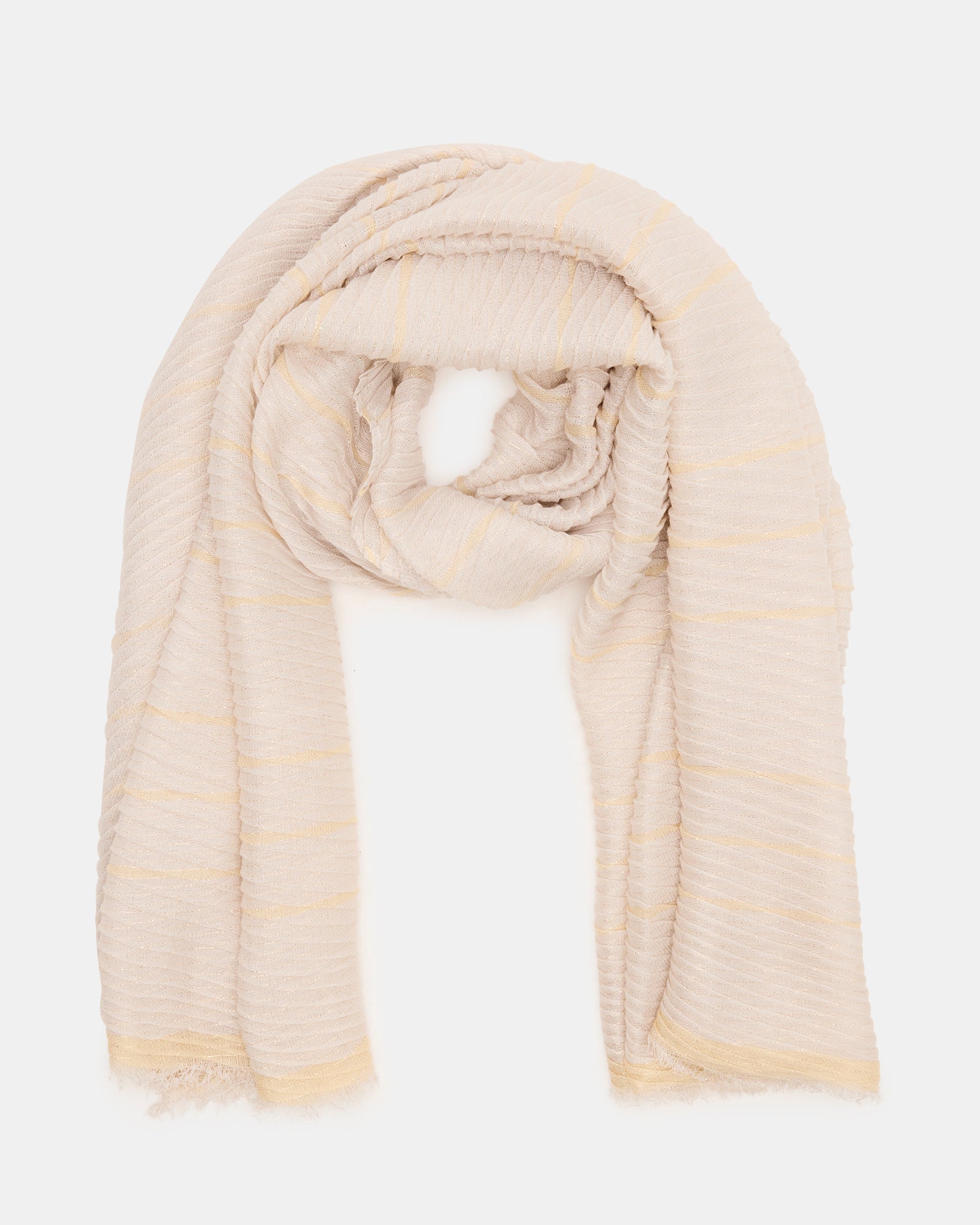 Ivory Beachcomber Scarf - Lightweight & Stylish Womens Fashion Scarf for Beach, Travel, and Everyday Wear