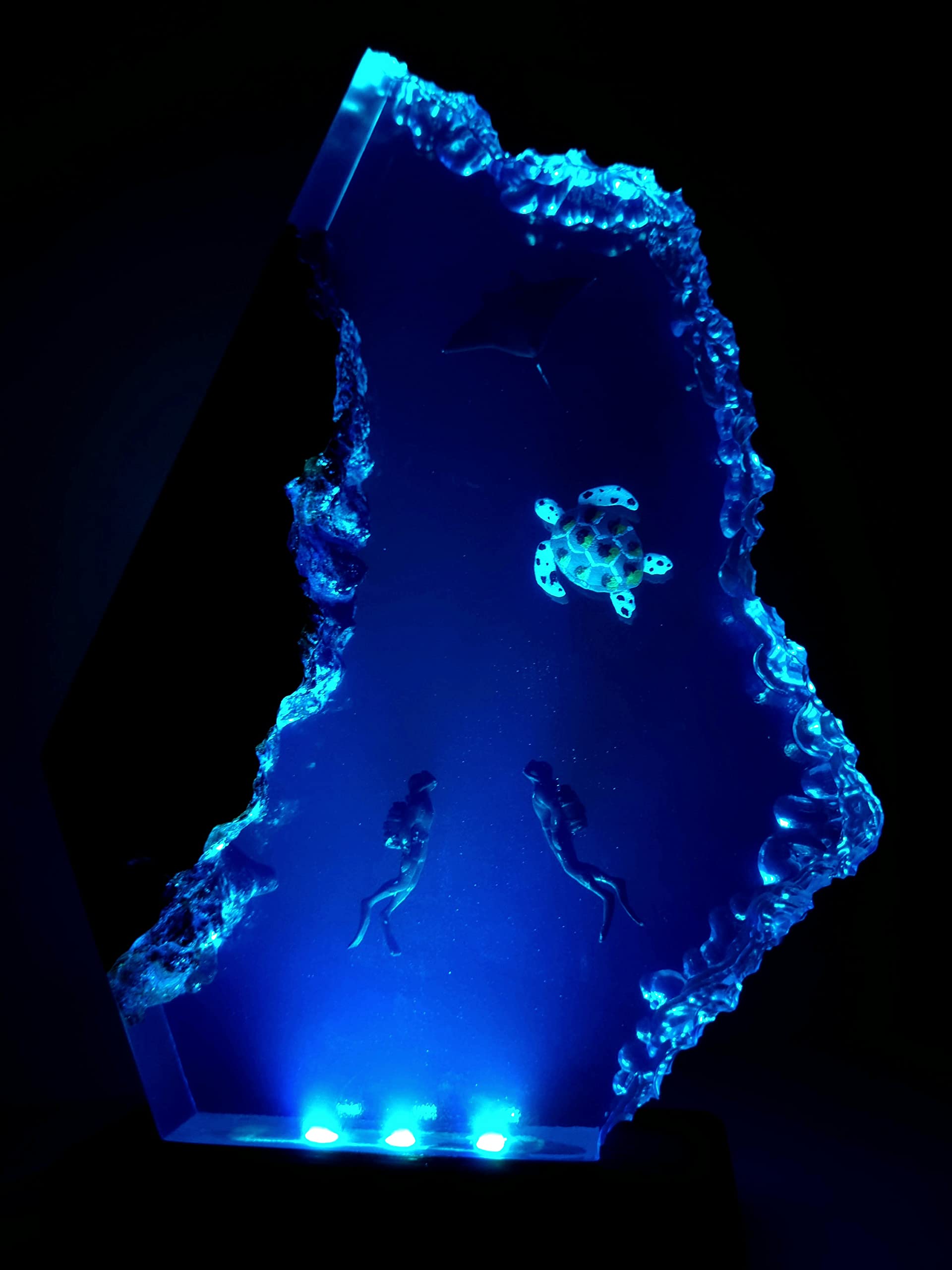 **Waterproof Ocean Diving Light for Deep Sea Exploration – 5x8 Inch LED Sea Turtle Diving Light – Perfect for Scuba Diving, Night Snorkeling & Unique Housewarming Gifts**