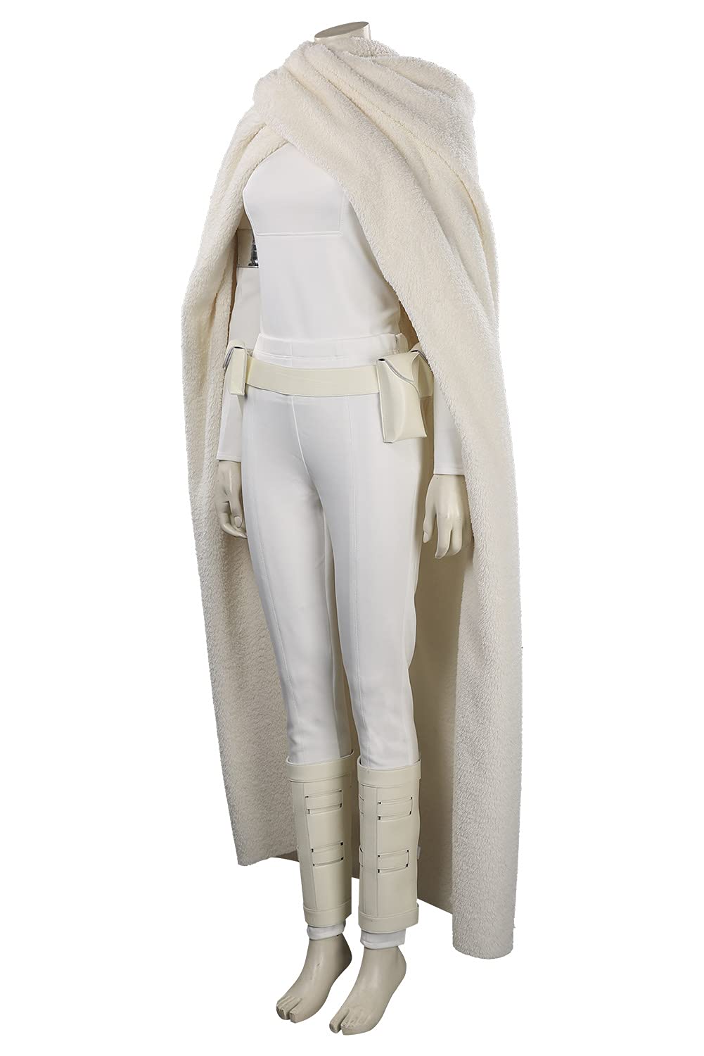 Queen PNA Costume Cape Cloak Outfit - White Halloween Cosplay Suit for Women Adults | Royal Fantasy Dress-Up, Cosplay Events & Themed Parties
