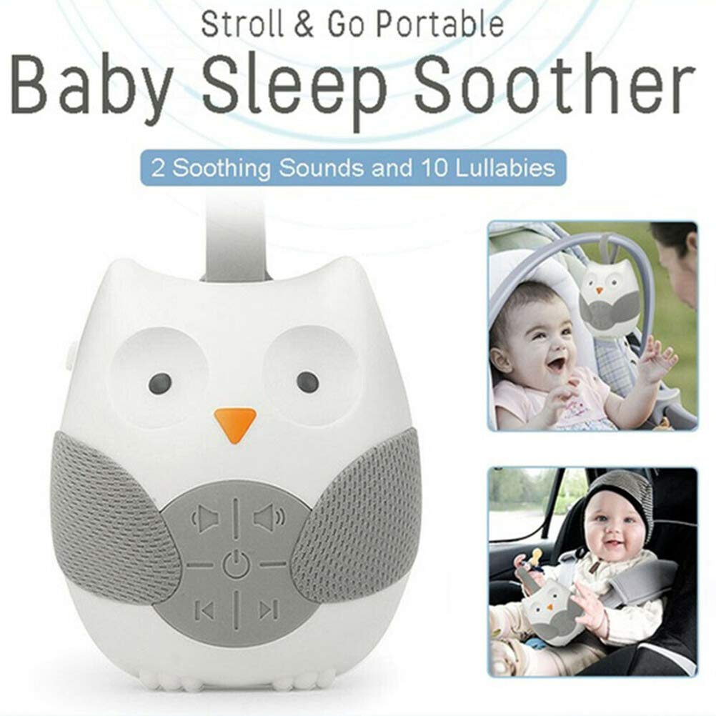SHENGDONG White Noise Machine for Baby Sleep - Portable Sound Soother with 6 Relaxing Sounds, Night Light & Timer - Perfect for Nursery, Travel & Office Use