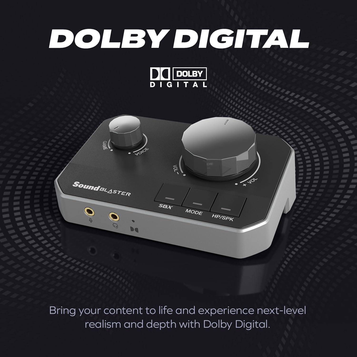 Creative Sound Blaster G8 USB DAC - High Resolution Gaming Audio Mixer with Dual USB Ports, Customizable Acoustic Engine & 10-Band Equalizer for PC, PS5, and Streaming Setup