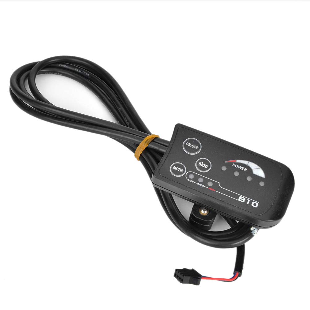 Electric Bike LED Display - 810 LED Screen with 5-Wire Cable & Control Panel for E-Bike/E-Scooter | Waterproof Dashboard for Commuting & Urban Riding