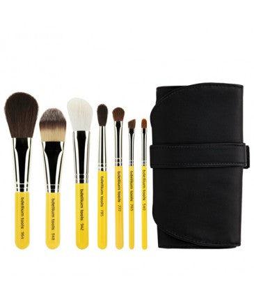 Bdellium Tools Professional Travel Brush Set - 12 Piece Makeup Brush Kit for On-The-Go Beauty, Perfect for Travel, Gym & Touch-Ups | Vegan & Cruelty-Free