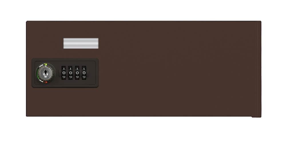 Salsbury Industries Standard B Bronze Replacement Door with Resettable Combination Lock for Cell Phone Locker - Secure Storage Solution for Schools, Gyms & Offices
