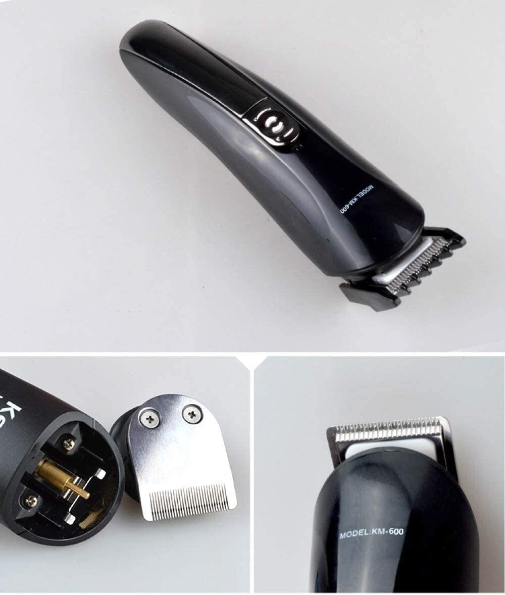 Professional Hair Clippers for Men - Rechargeable Stainless Steel Lithium Ion Trimmer with Beard & Nose Attachments | All-in-One Grooming Kit for Home Barbering, Travel & DIY Haircuts