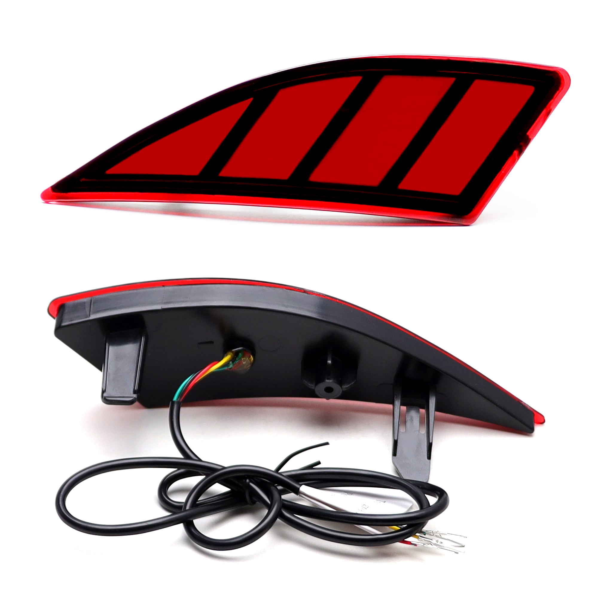 Full LED Bumper Reflector Lights for Lexus RX 2020-2022 Models with Brake Signal Function - Upgrade Your Car's Rear Lighting for Enhanced Safety & Style