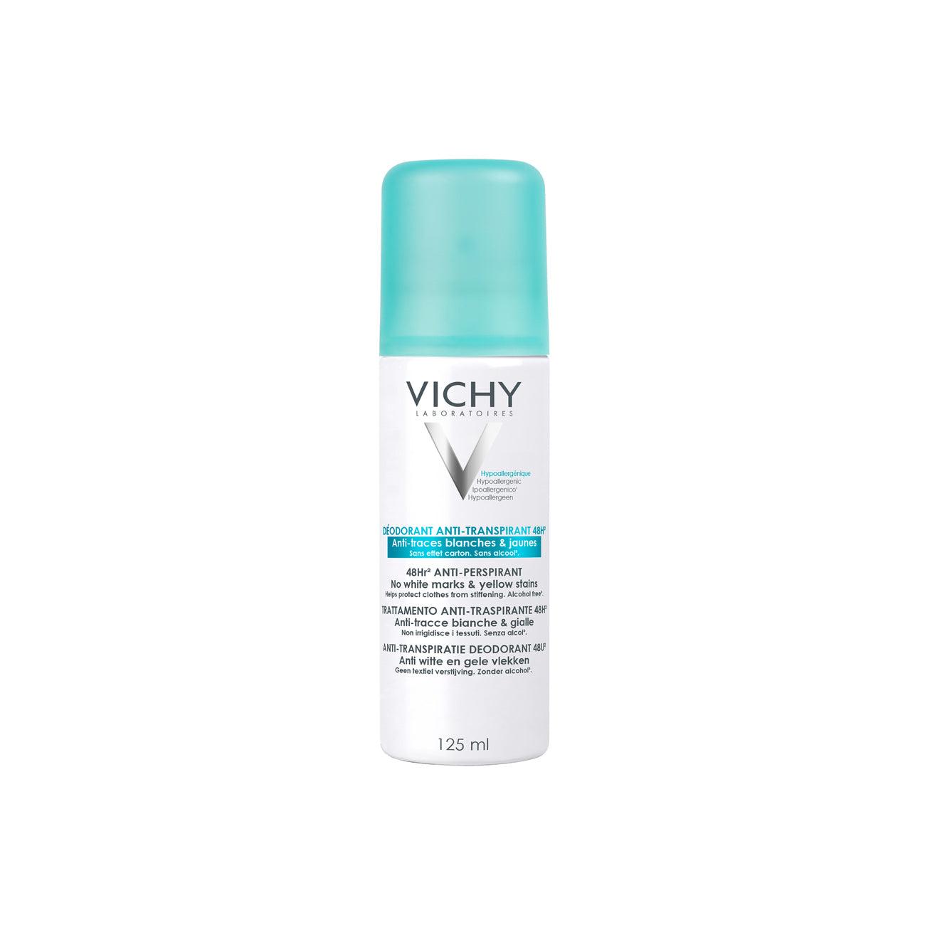 48H Anti Perspirant Deodorant Spray for Men & Women - No White Marks, Yellow Stains or Stiffening - Long Lasting Odor Protection - Perfect for Gym, Work & Daily Use