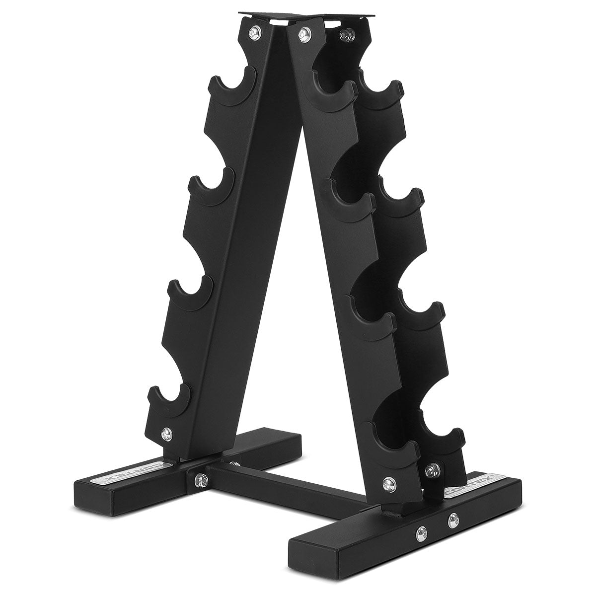 Hex Dumbbell Set 4kg & 10kg (4 Pairs) with Stand - Perfect for Home Gym, Strength Training & CrossFit Workouts