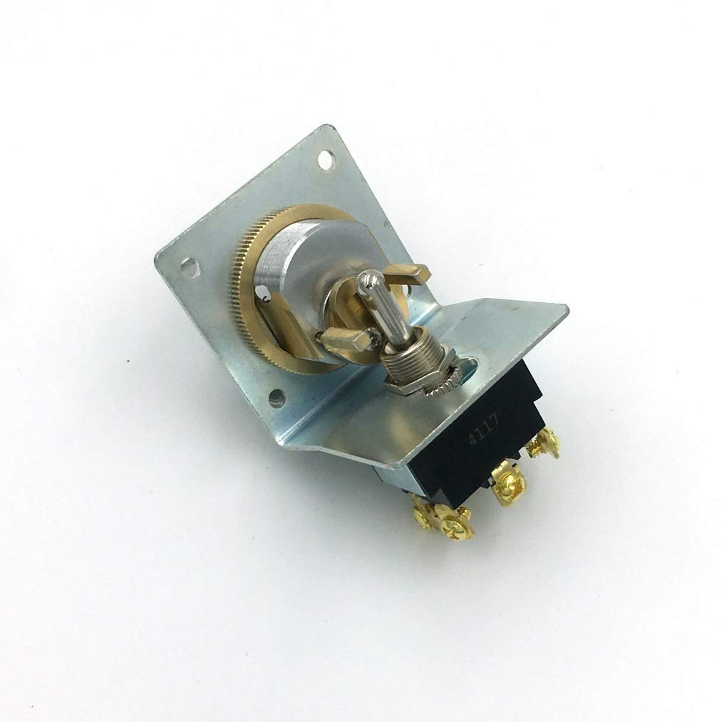 Double Momentary SFIC Key Switch Housing - No Core DPDT Replacement for 1W7K4 | Ideal for Access Control & Security Systems