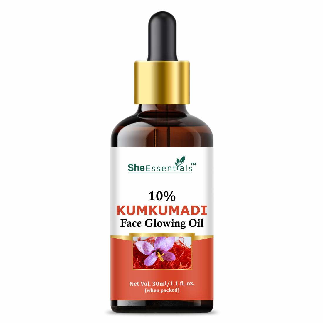 Kumkumadi Face Glow Oil - Natural Radiance Serum for Women, All Skin Types, Paraben & Sulfate Free, Cruelty-Free, 30ml | Brightening, Hydrating & Anti-Aging Facial Treatment for Daily Skincare Routine