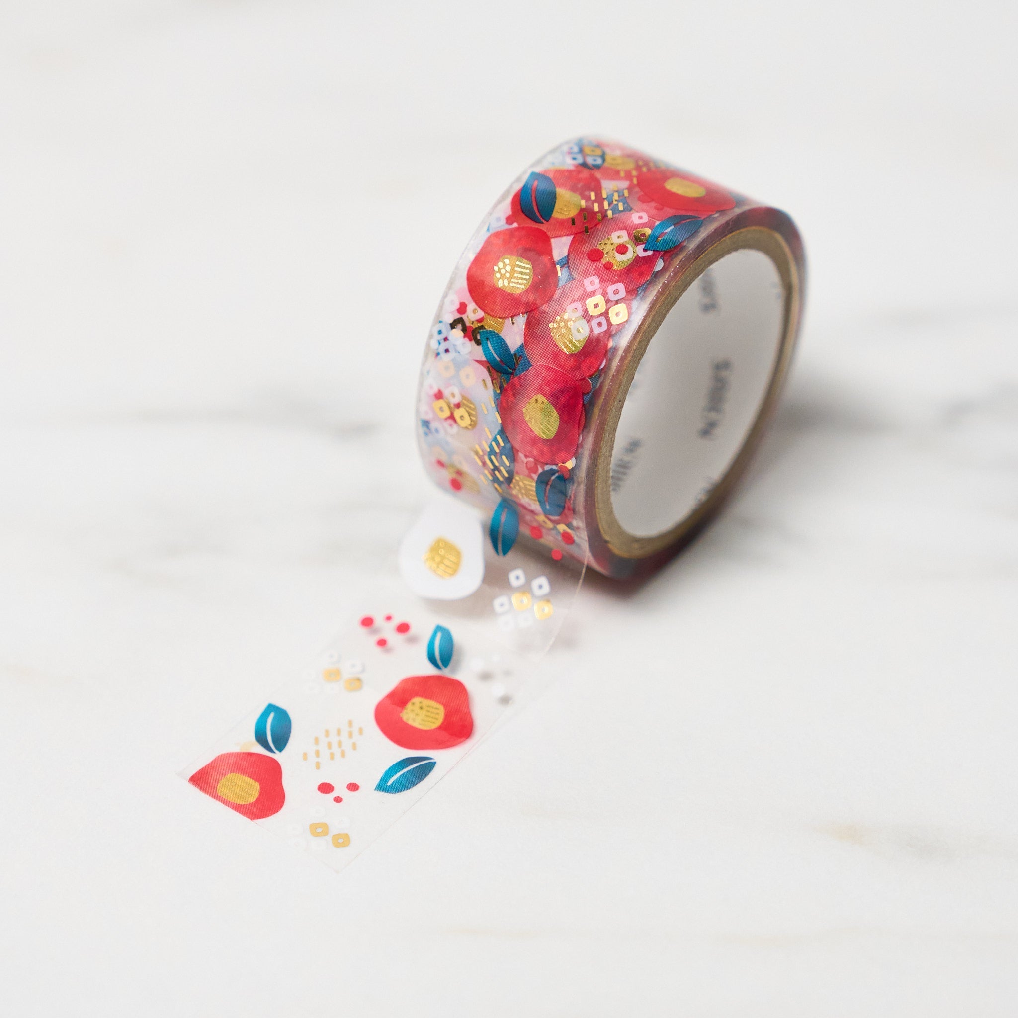 SAIEN 20mm Clear Foil Masking Tape - Seasons Series for Crafts, Painting & DIY Projects | High-Quality Adhesive for Home & Office Use