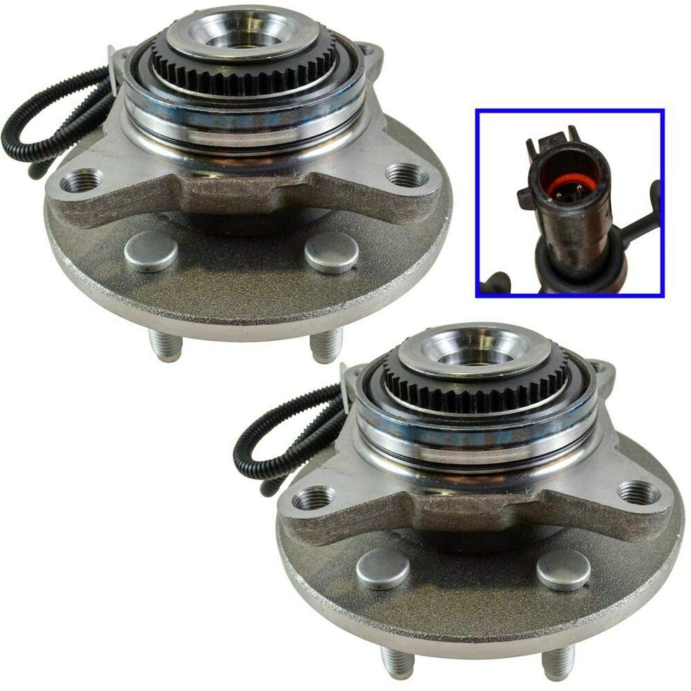 2-Pack Front Wheel Hub and Bearing Assembly 111-1795 - Compatible with Various Vehicles - Perfect for DIY Auto Repairs and Maintenance