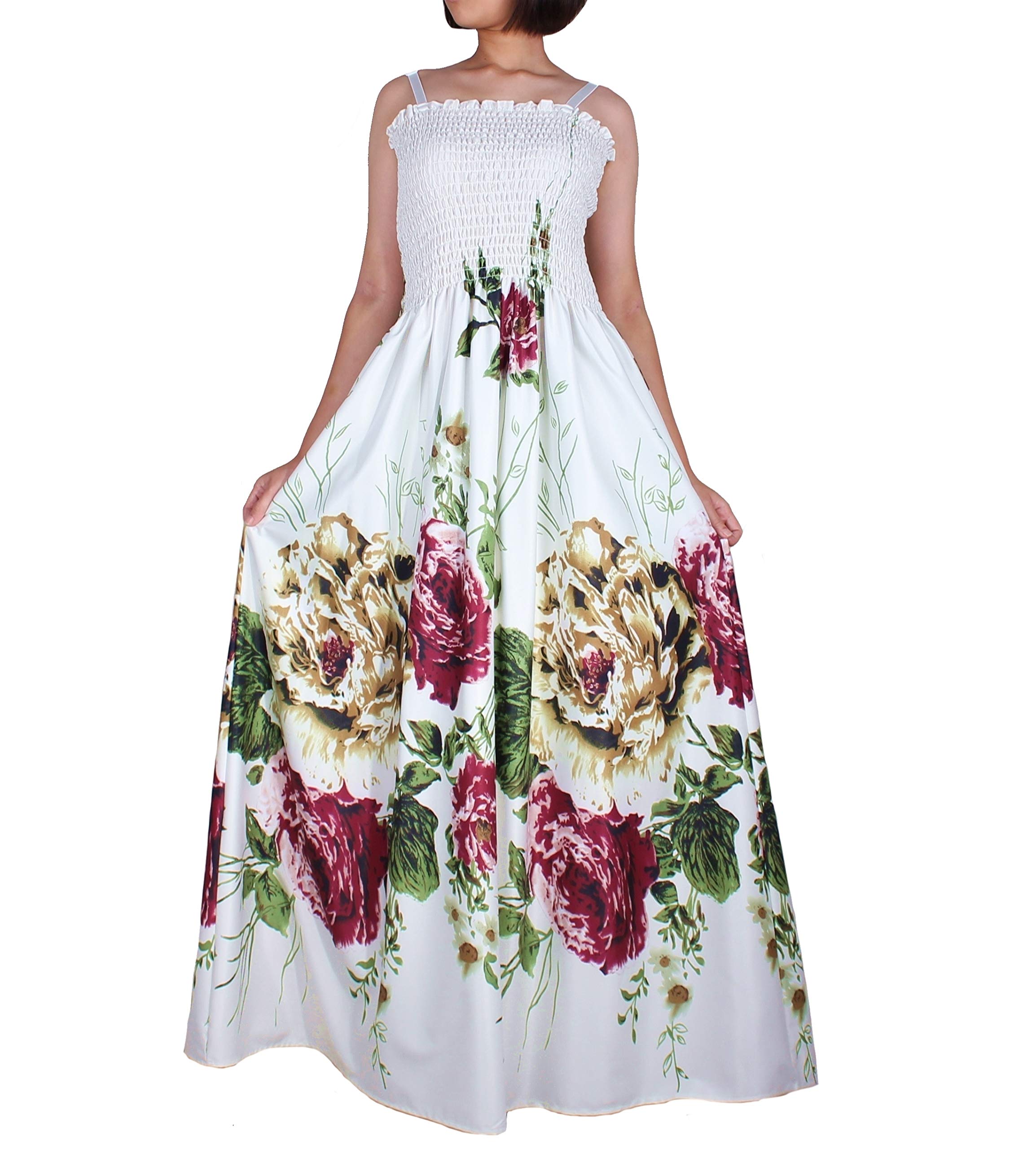 Plus Size Maxi Dress for Women - Floral Boho Summer Evening Party Casual Long Dresses | Perfect for Beach Vacations, Date Nights & Outdoor Events