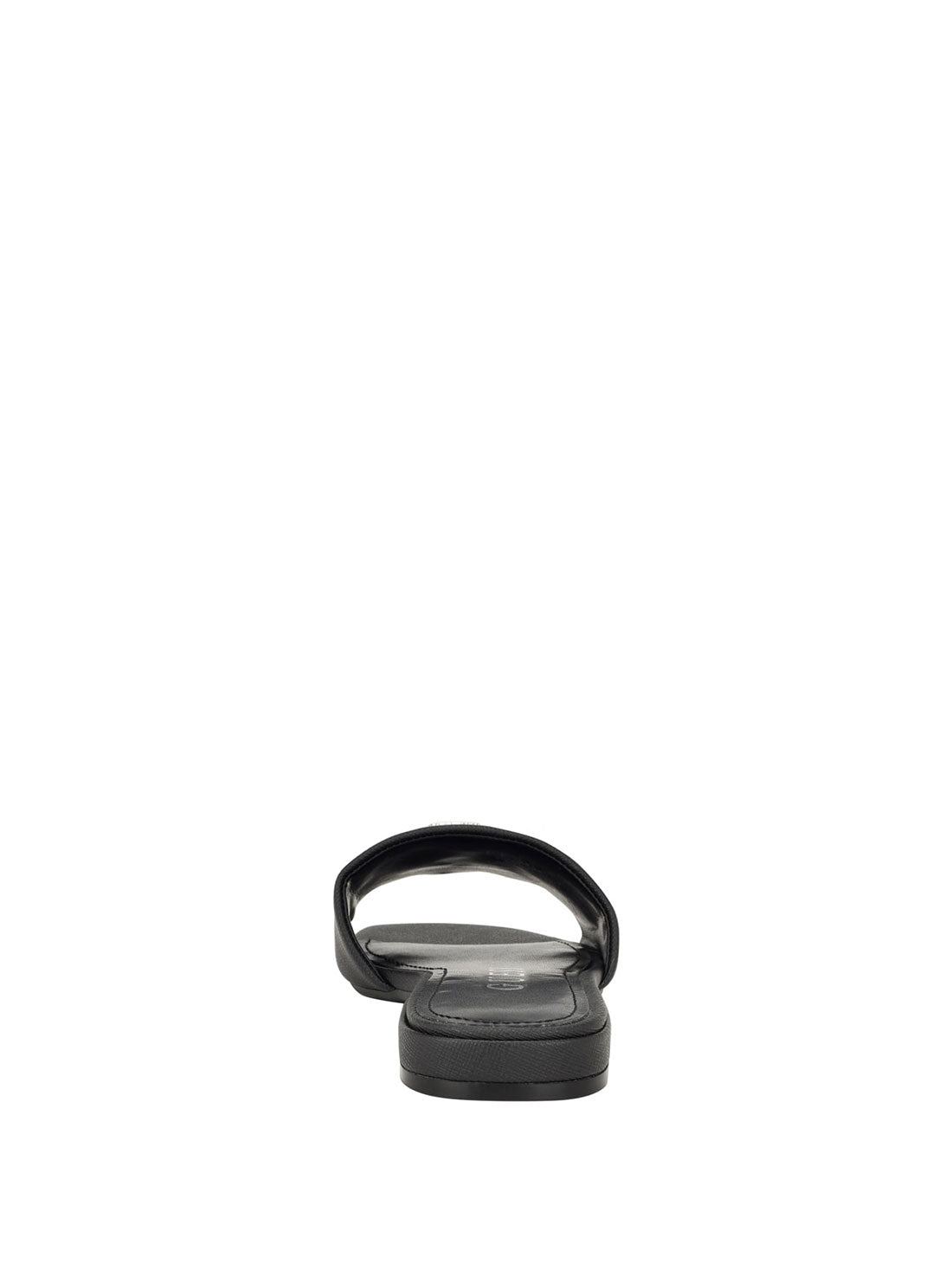Black Tamed Slide Sandals for Women - Comfortable Summer Casual Slides with Soft Cushioning - Perfect for Beach, Poolside, and Everyday Wear