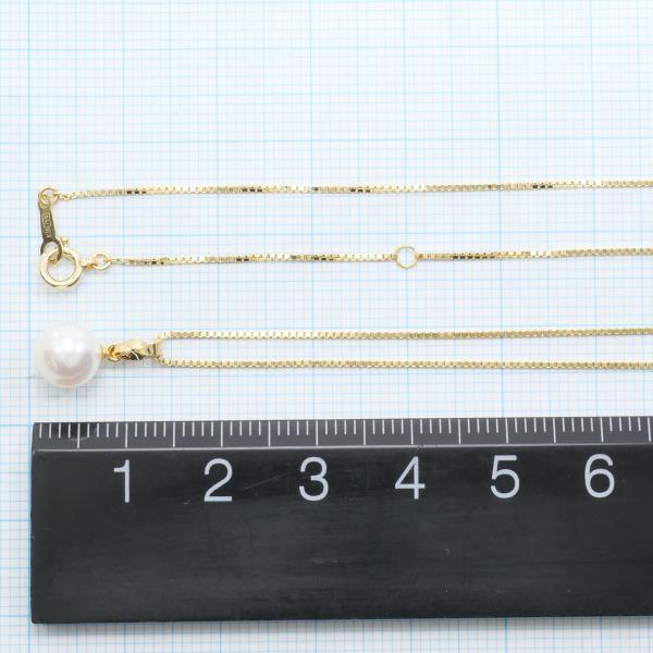 18K Yellow Gold Pearl Necklace for Women - Elegant Luxury Jewelry Gift for Brides, Anniversary & Special Occasions