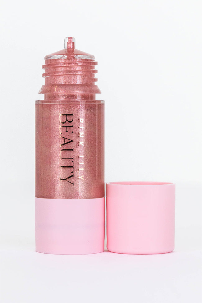Pink Lily Beauty Radiant Bloom Blushing Drops - Radiant Rose Liquid Blush for Cheeks | Natural Glow Makeup | Perfect for Daytime & Night Out Looks | FINAL SALE