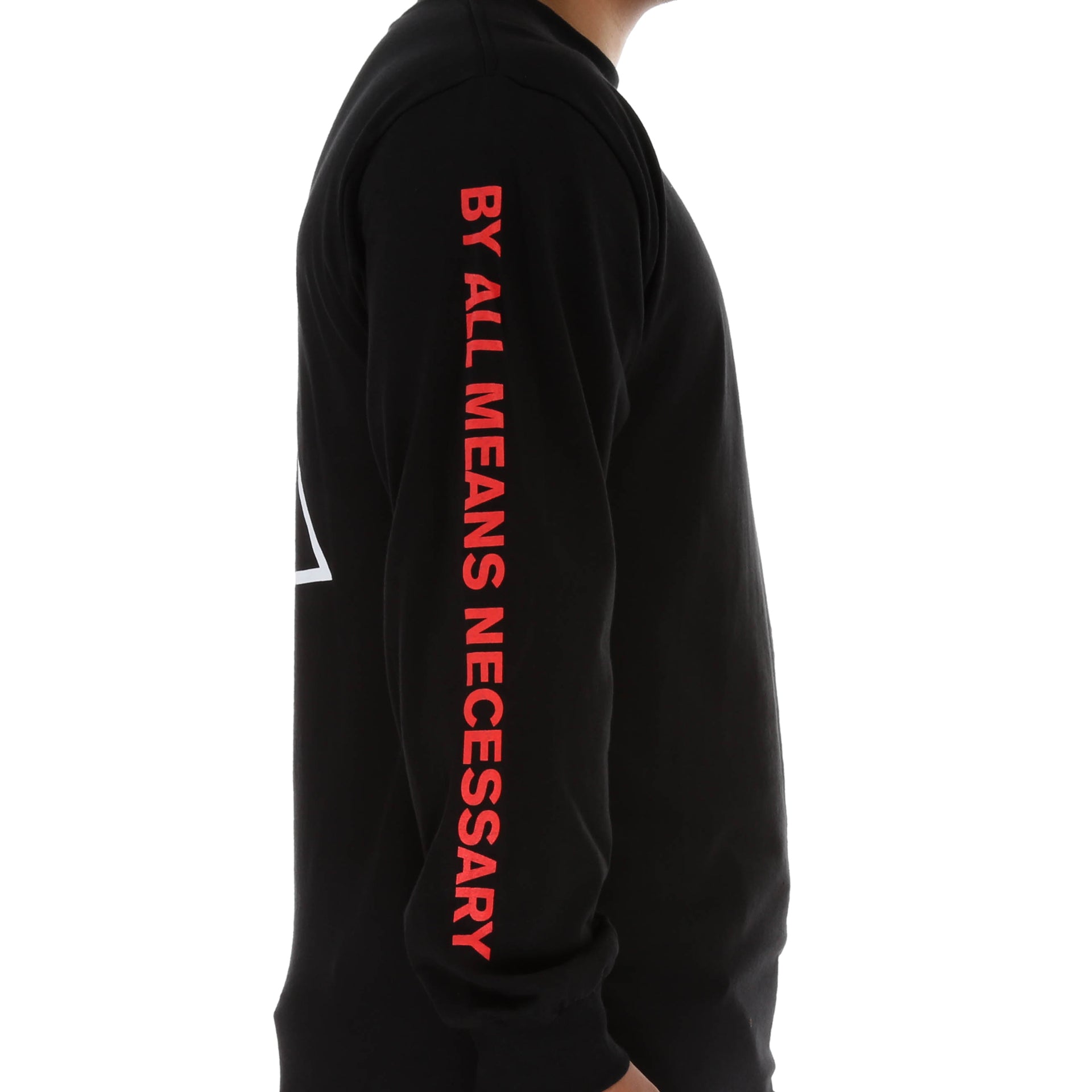 Huf Multi Triple Triangle Long Sleeve T-Shirt for Men - Black | Streetwear Fashion, Skate Style, Casual Wear for Everyday Comfort