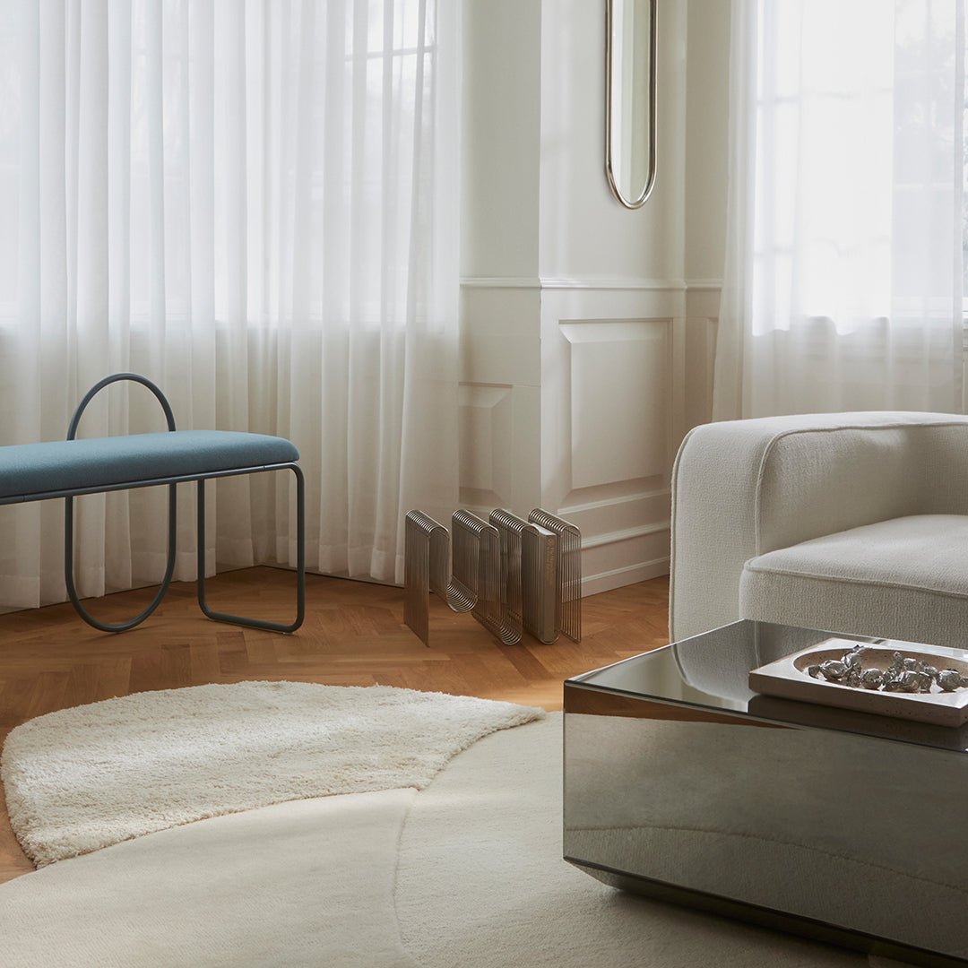 Aytm Angui Bench - Modern Wooden Bench for Living Room, Bedroom, Entryway - Sturdy & Stylish Home Decor Furniture for Indoor Use