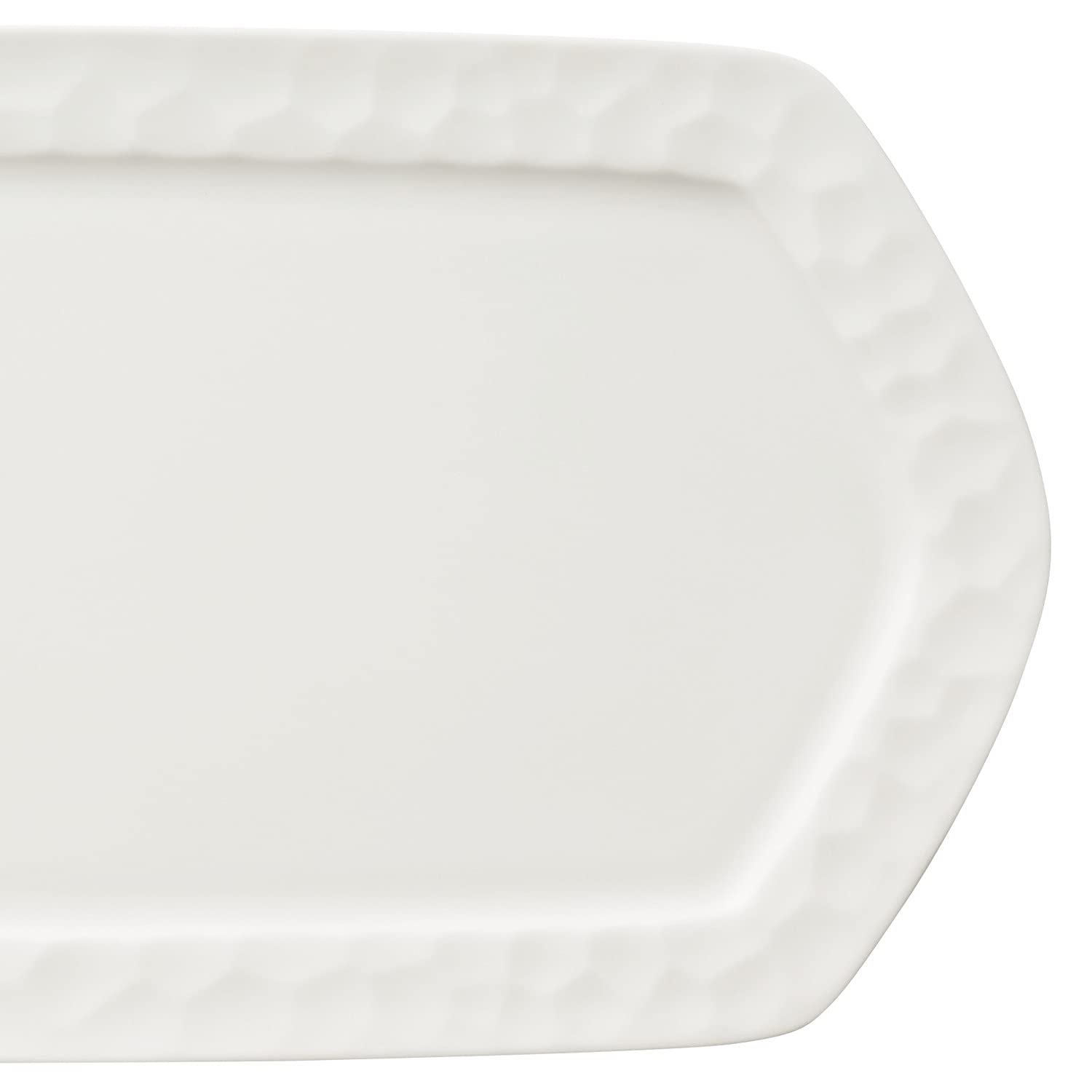 Noritake 93976/4943 White Bone China Dinner Plate 15.9 Inches (40.5 cm) - Microwave & Dishwasher Safe Fine China for Formal Dining, Everyday Use & Special Occasions